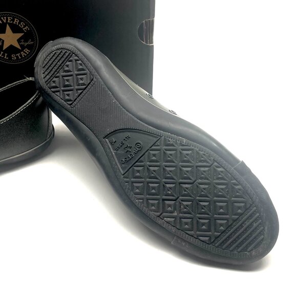 Converse all stars grey leather shoe - Picture 6 of 7